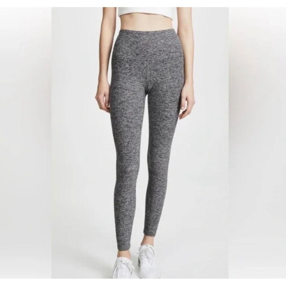Beyond Yoga Spacedye Dark Heathered Gray Yoga Legging L